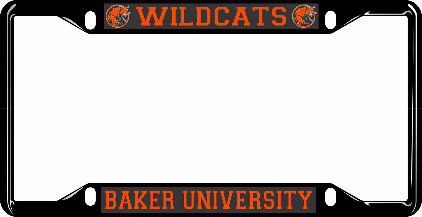 Baker University Wildcats License Plate Frame