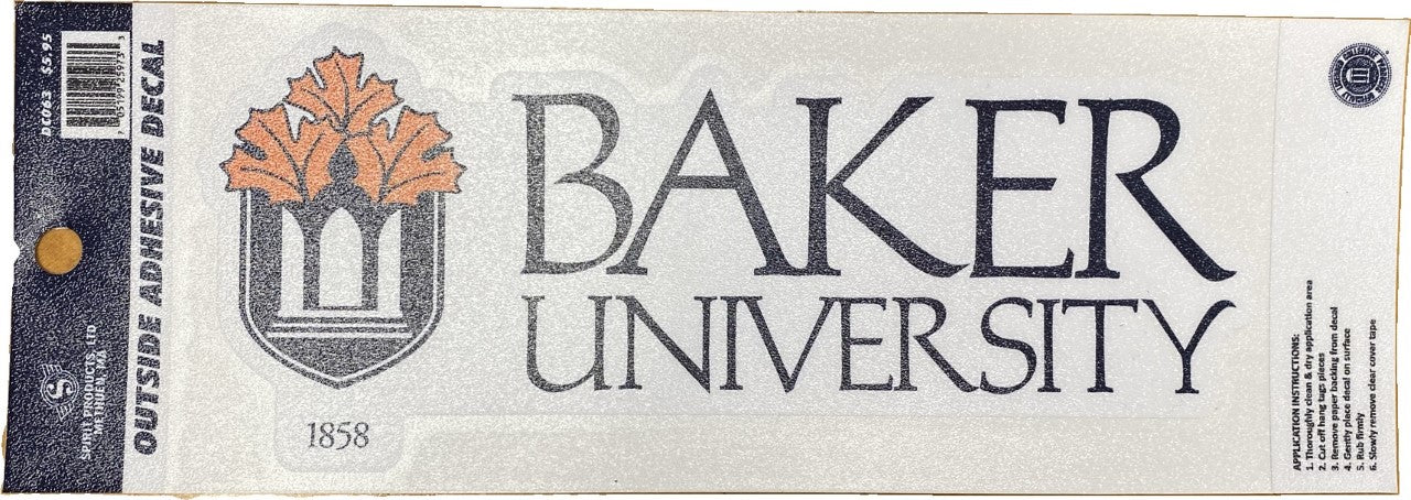 Baker University Academic Decal