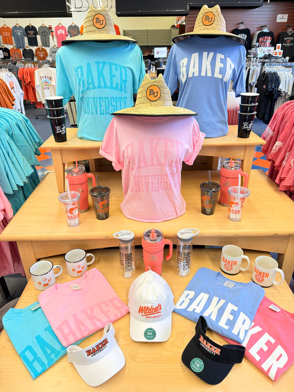 Baker University Comfort Wash Tonal Short Sleeve Tee