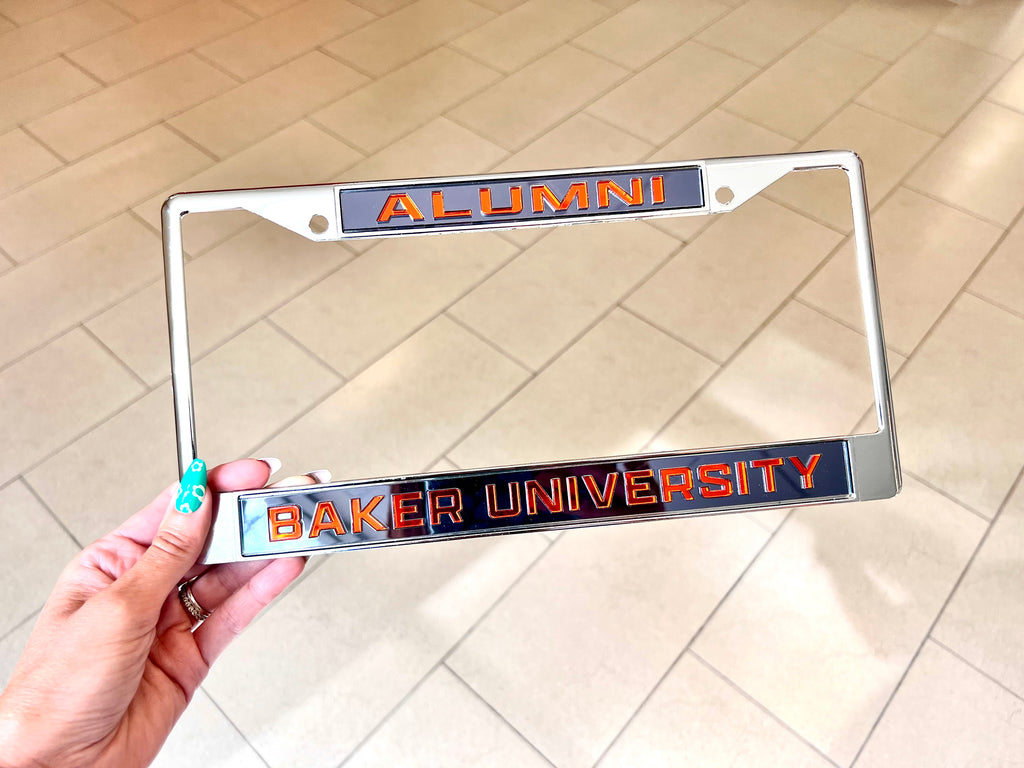 Acrylic Alumni License Plate Frame