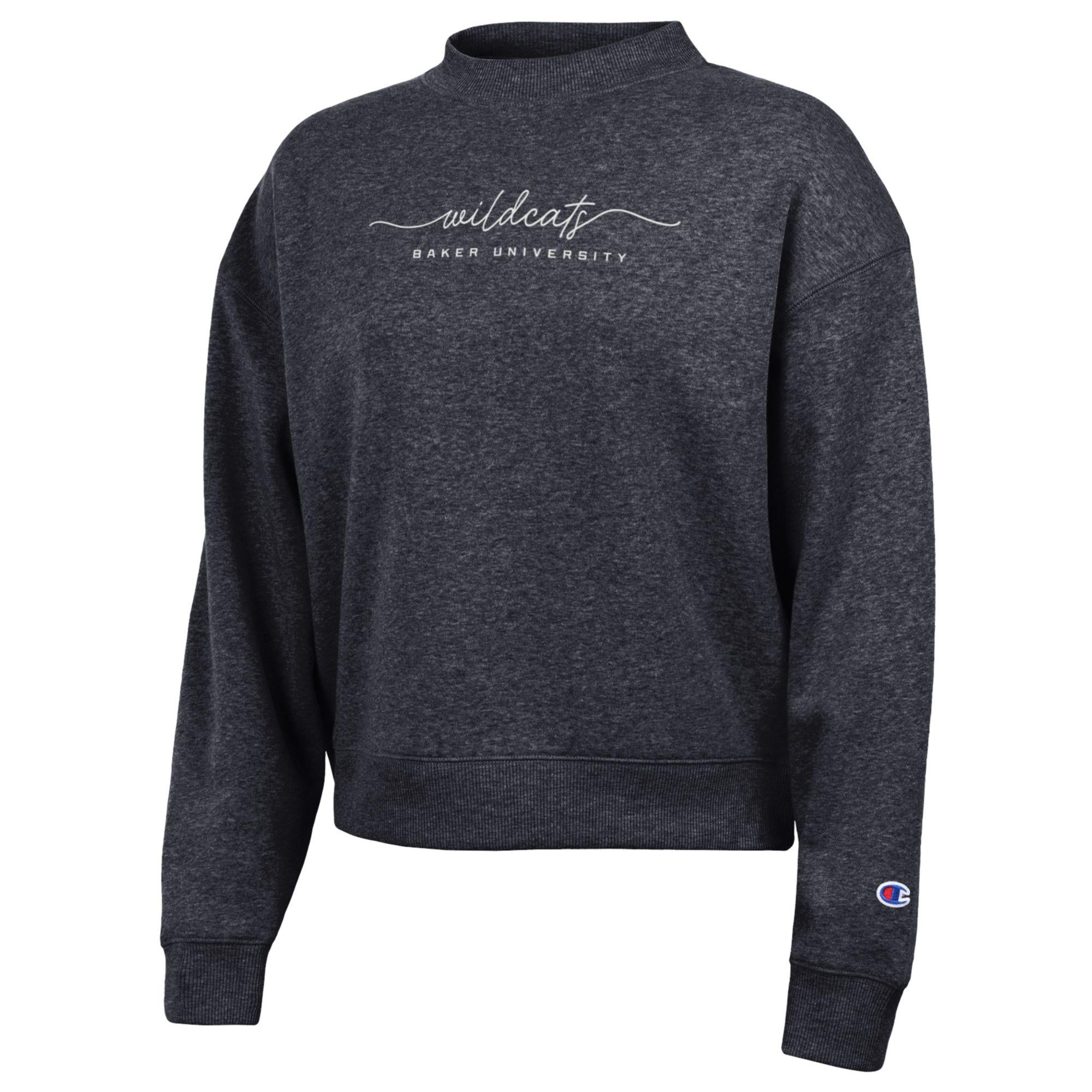 Wildcats Womens Champion Triumph Fleece Mock Crew