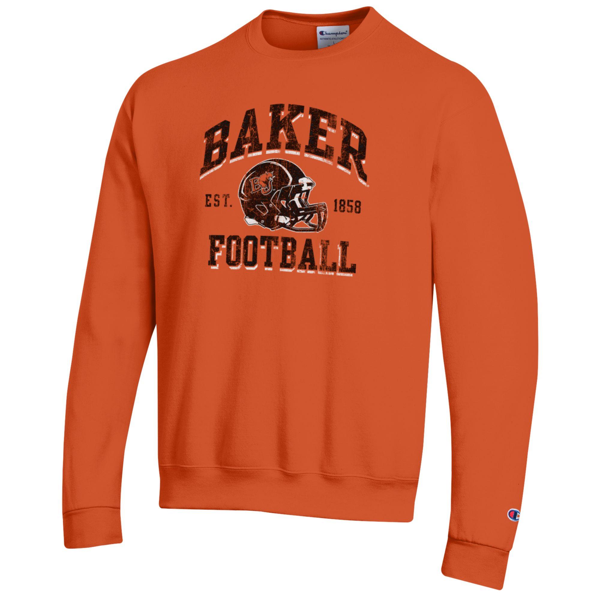 Baker Football Champion Powerblend Fleece Crew