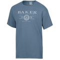Last Call!* Baker University Seal Comfort Wash Short Sleeve Tee