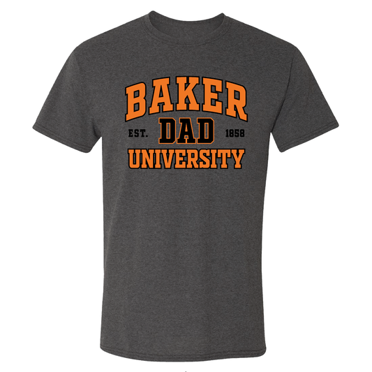 Baker University Dad T-Shirt