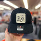 BU Leather Patch Trucker Hat