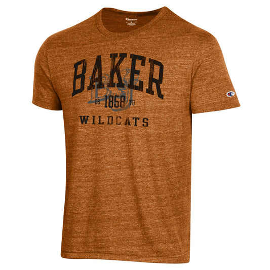 Baker Wildcats Champion Tri-Blend Tee