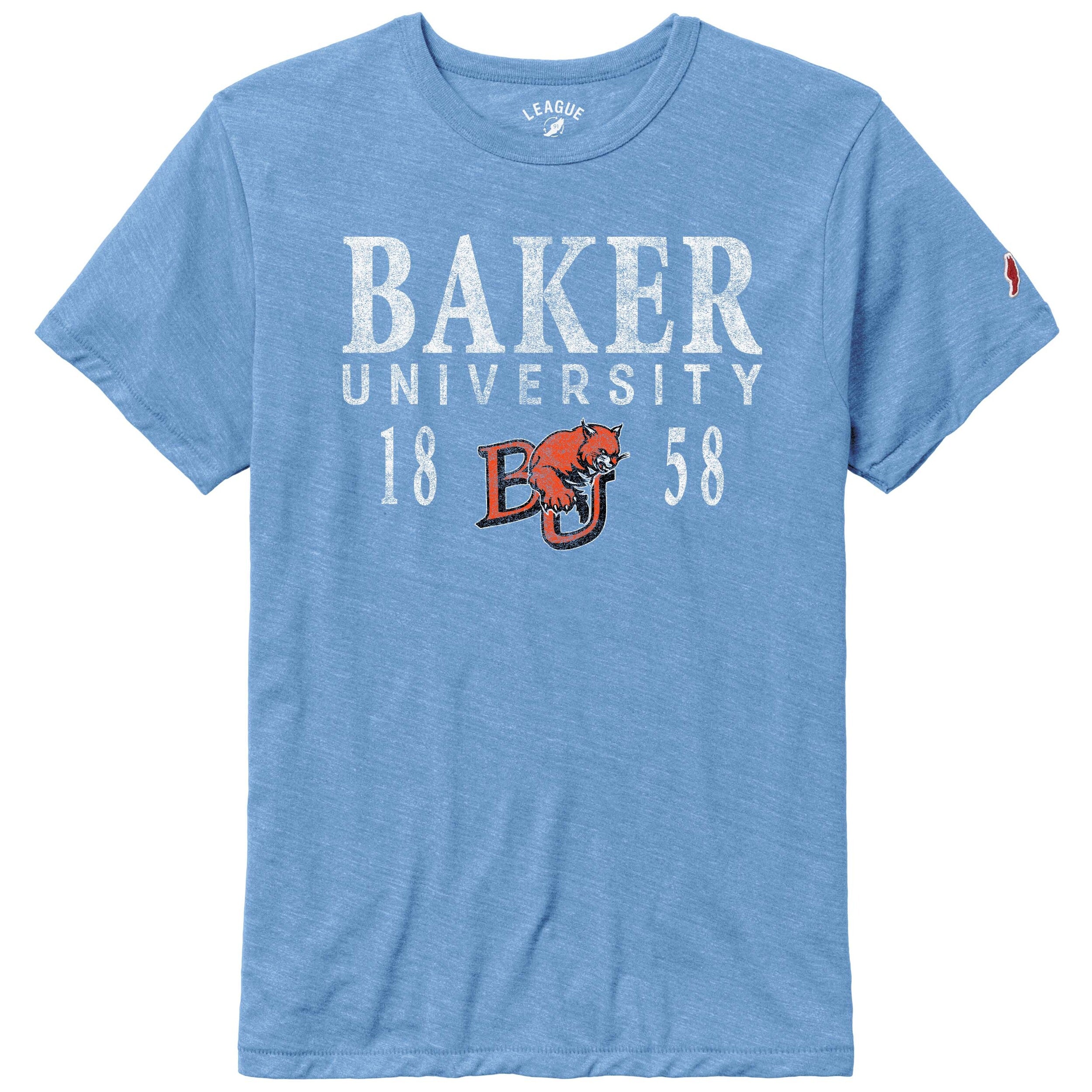 Baker University Wildcats 1858 Victory Falls Tee