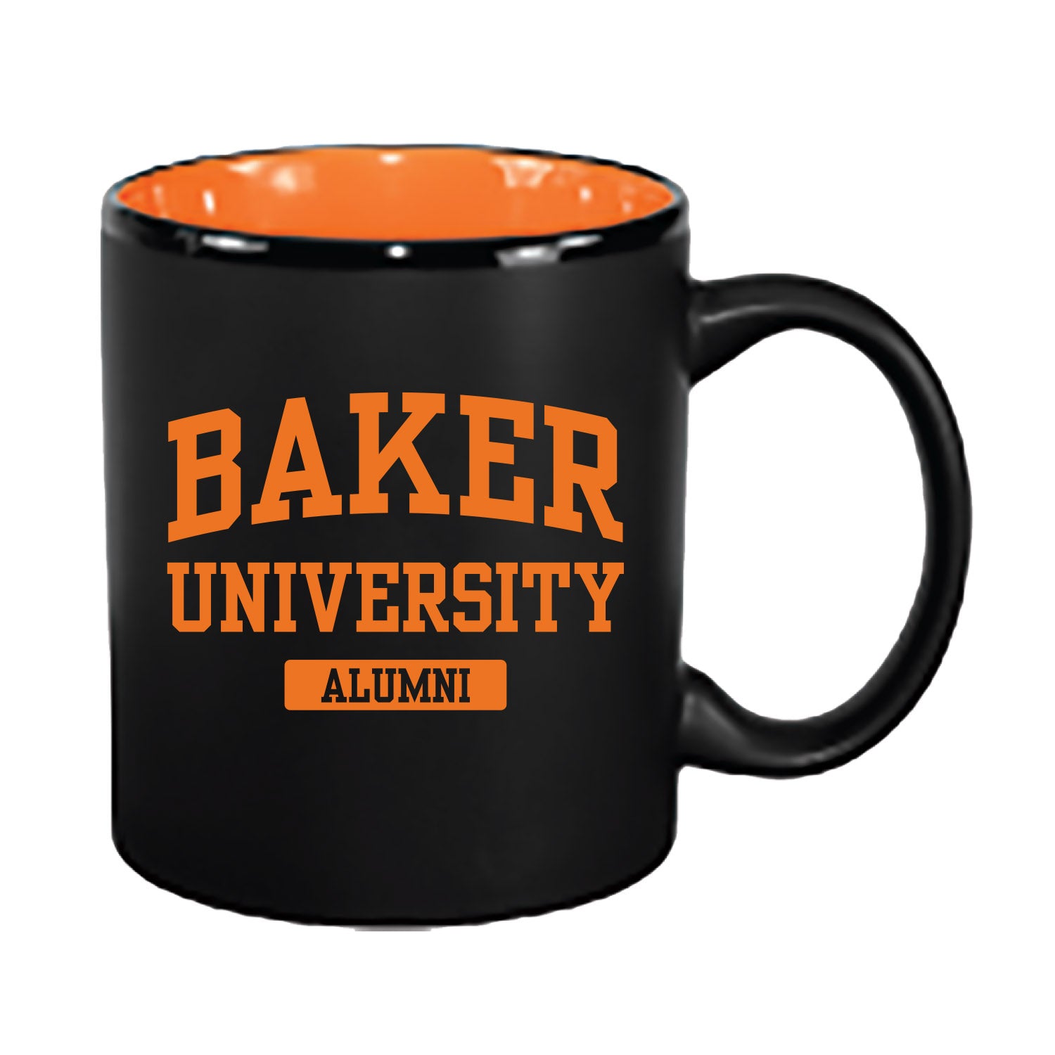 11 oz. Black/Orange Hilo Bistro Alumni Coffee Cup
