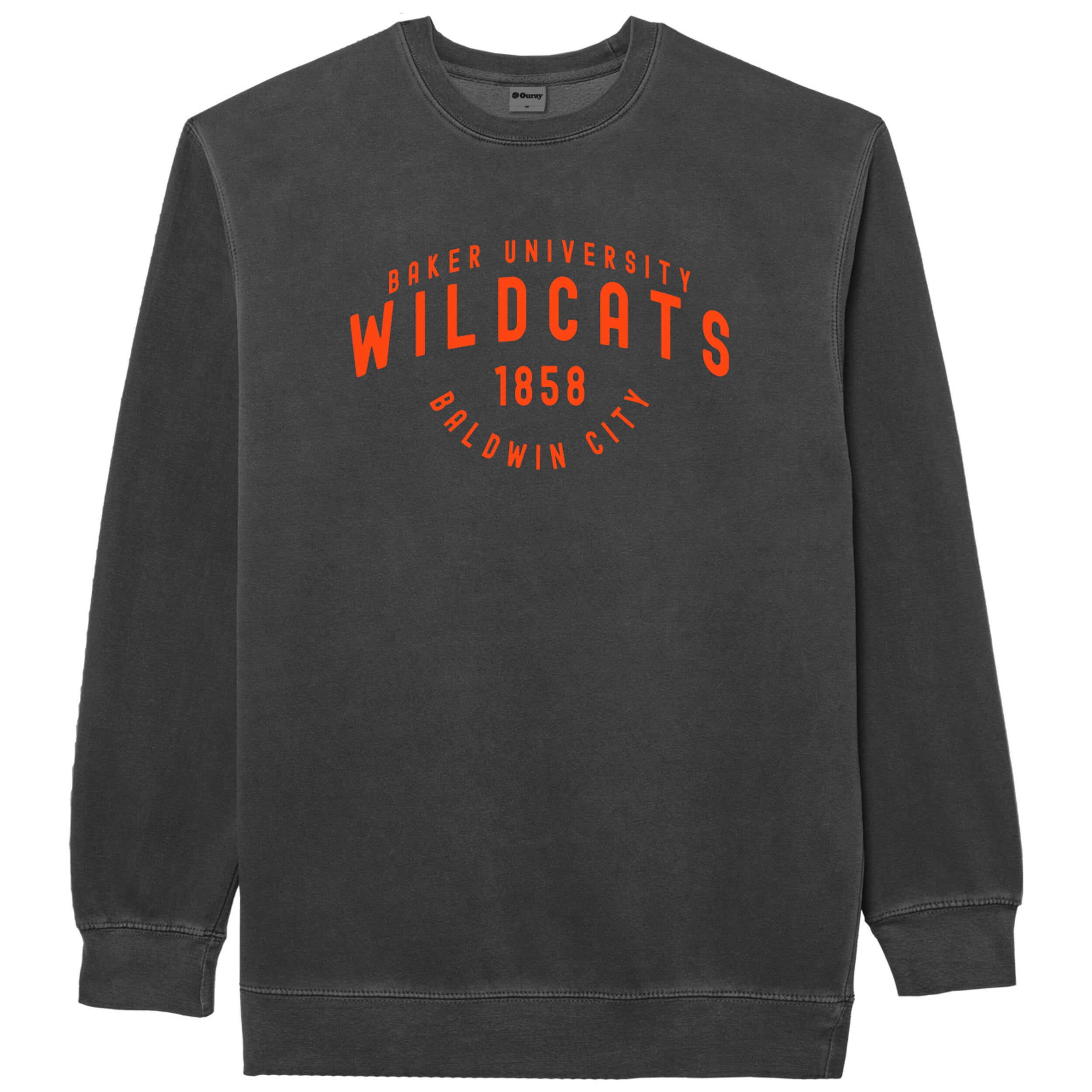 Baker University Wildcats BCK Ouray Pigment Dyed Crew