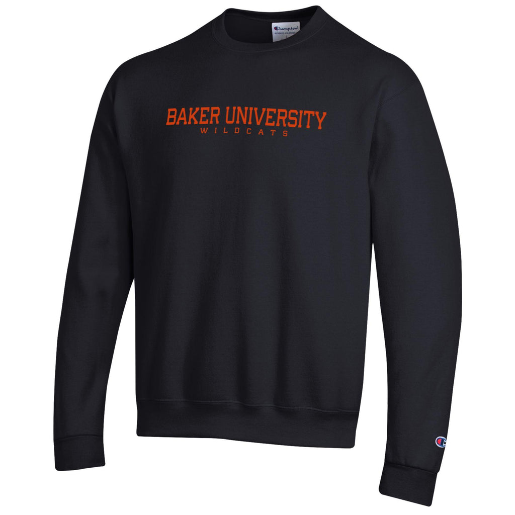 Baker University Embroidered Powerblend Fleece Crew