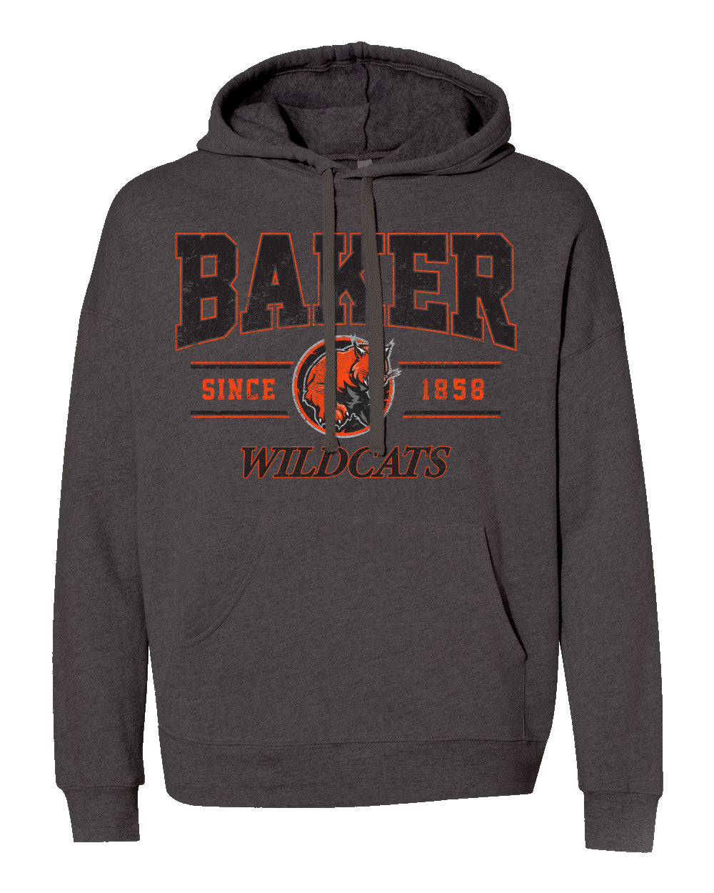 Last Call!* Baker Wildcats Co-Ed Fleece Hood