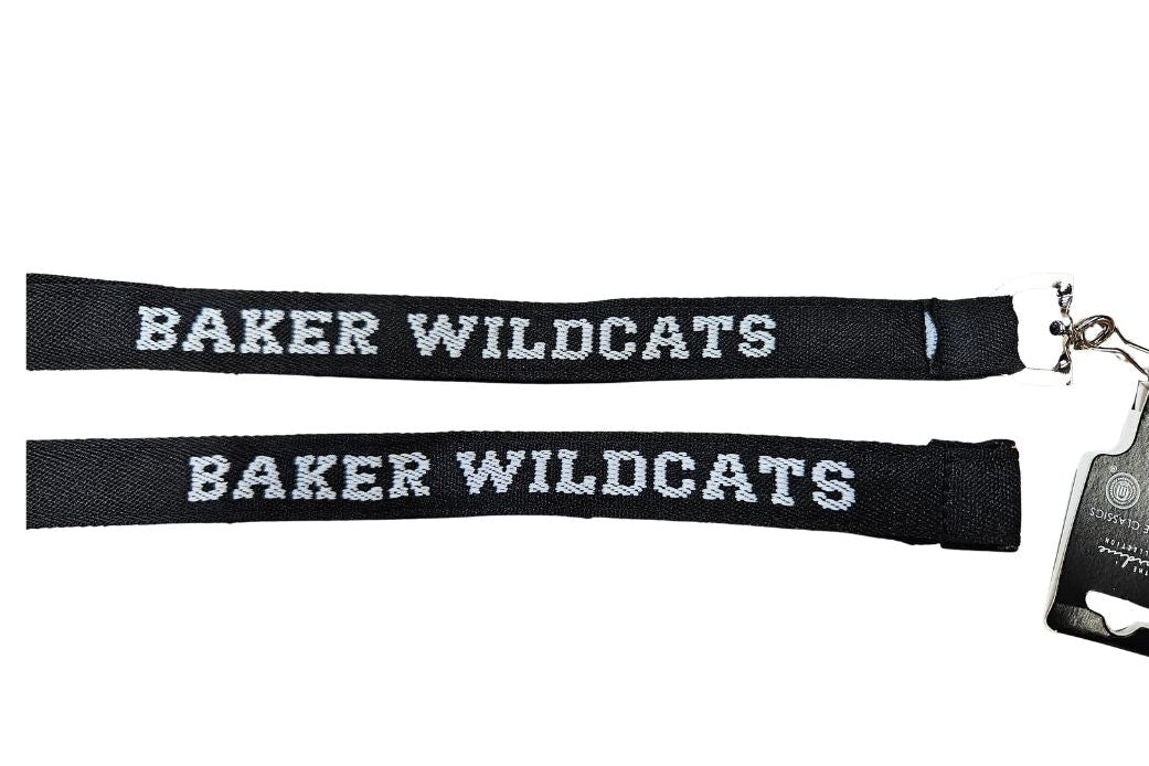 3/4" Baker Sublimated lanyard with buckle