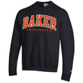 Baker University Champion Powerblend Fleece Crew Applique