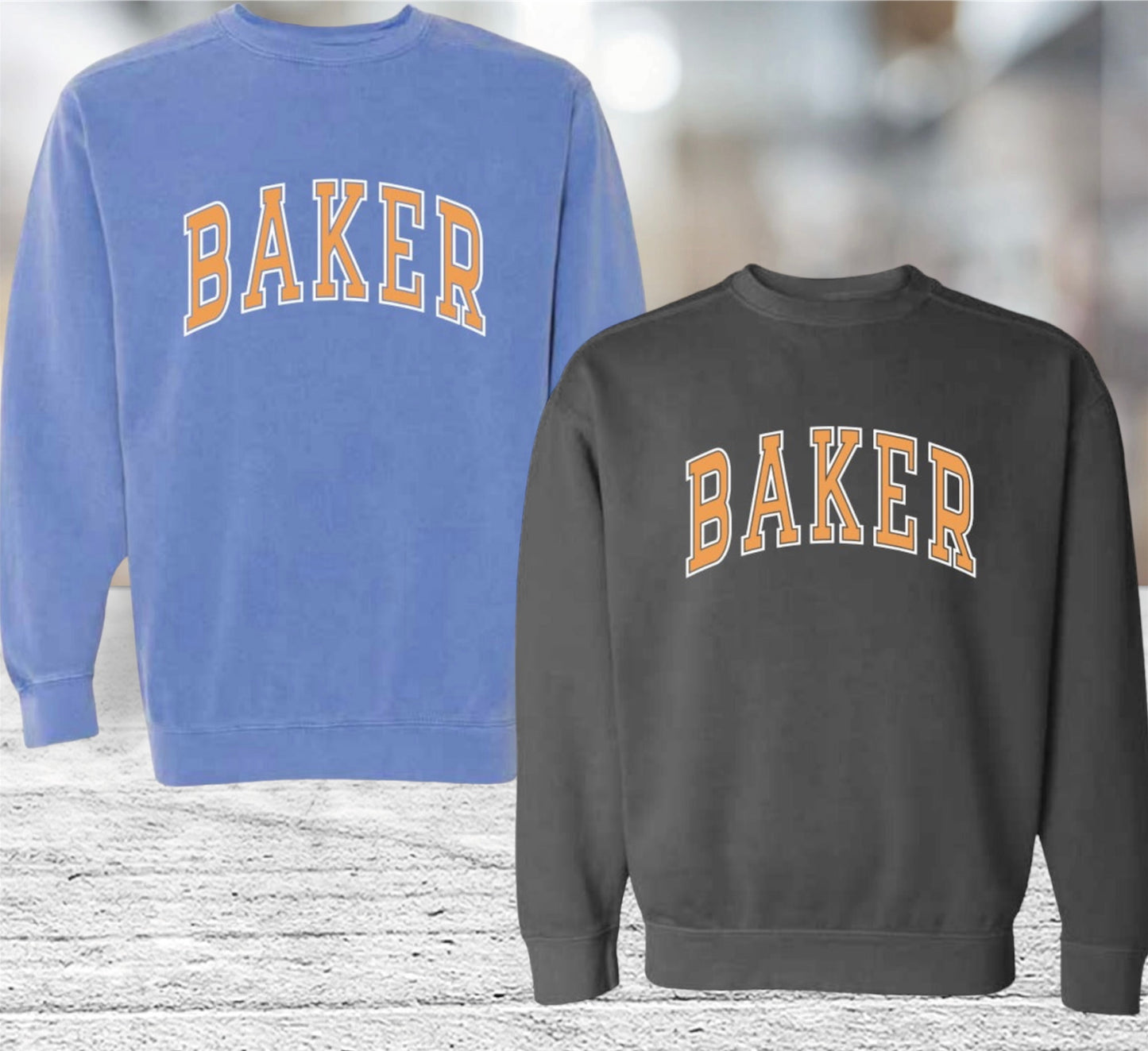 Baker Comfort Colors Crewneck Sweatshirt