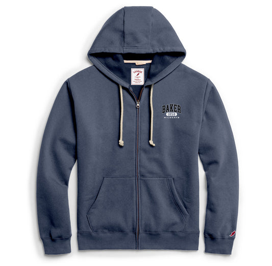 Baker Wildcats Essential Fleece Full-Zip