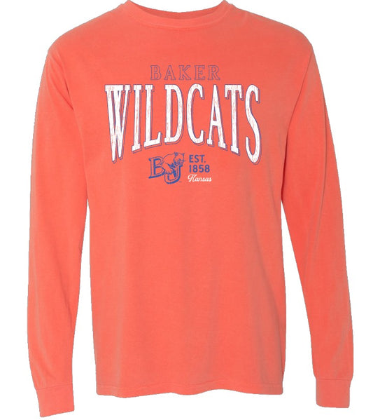 *Clearance!* Comfort Colors Wildcats L/S Tee