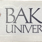 Baker University Academic Decal