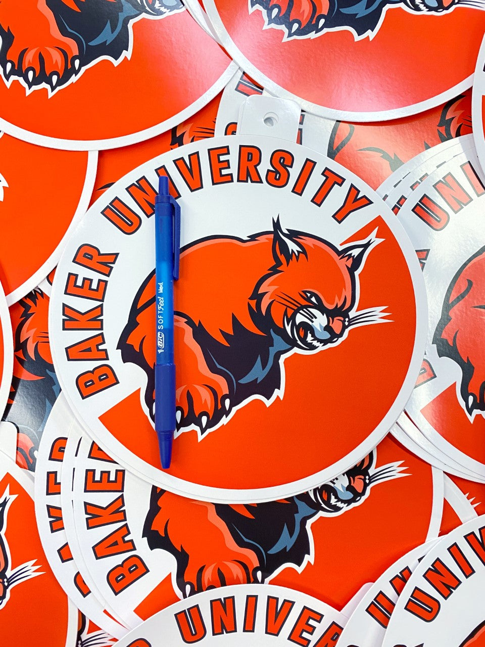 Large Wildcat Circle Sticker