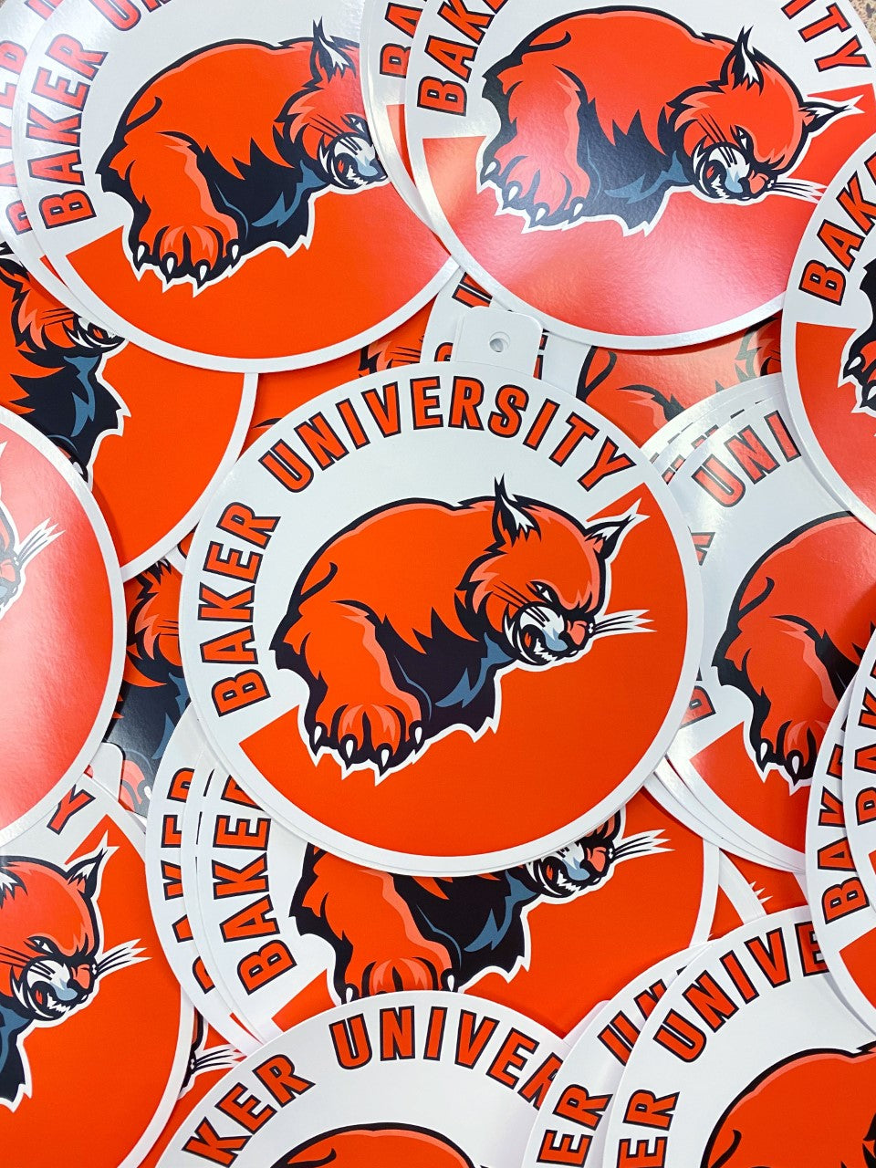 Large Wildcat Circle Sticker