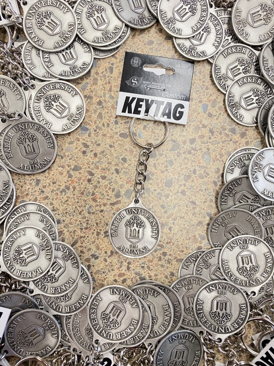 Alumni Pewter Finish Key Tag